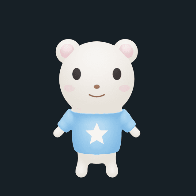 Bear: Tee, star print