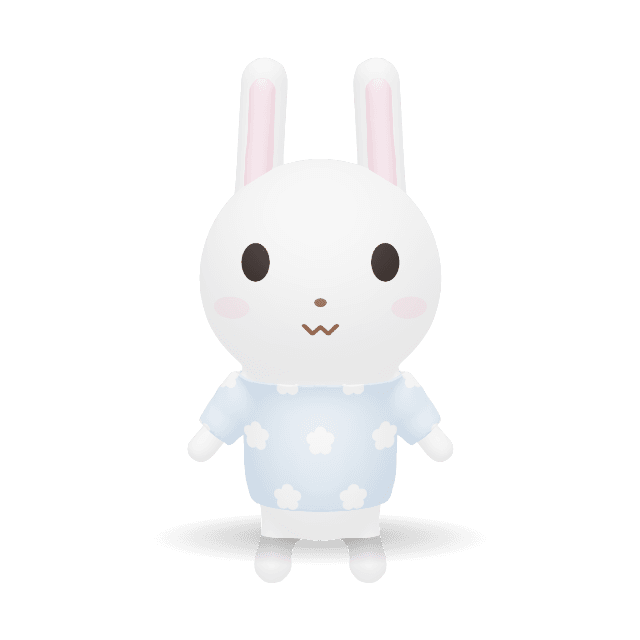 Cloud Rabbit character sample